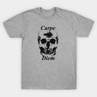 Gothic Skull Carpe Diem Seize The Day T-Shirt